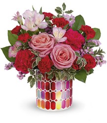 Charming Mosaic Bouquet from Mona's Floral Creations, local florist in Tampa, FL